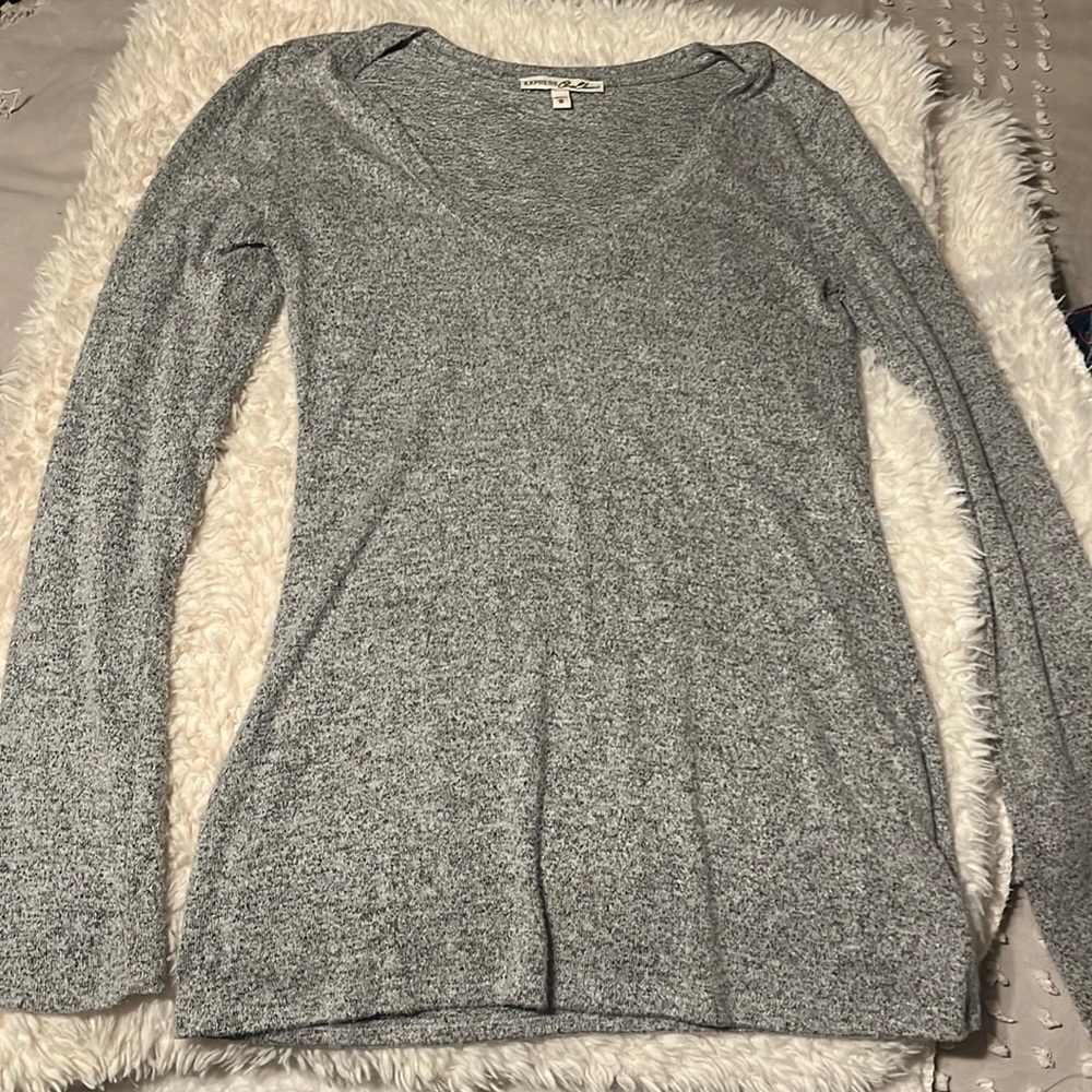 Express OneEleven gray long sleeve